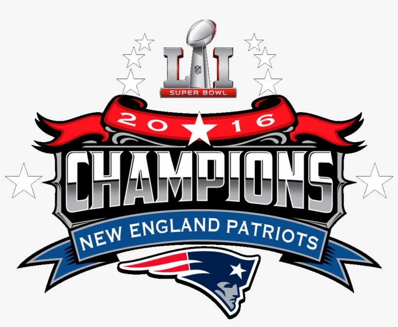 New England Patriots 2017 Super Bowl Li Champions Perfect, transparent png download
