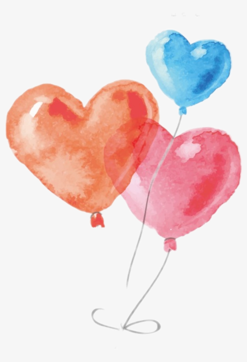 Report Abuse - Watercolor Balloon Png, transparent png download