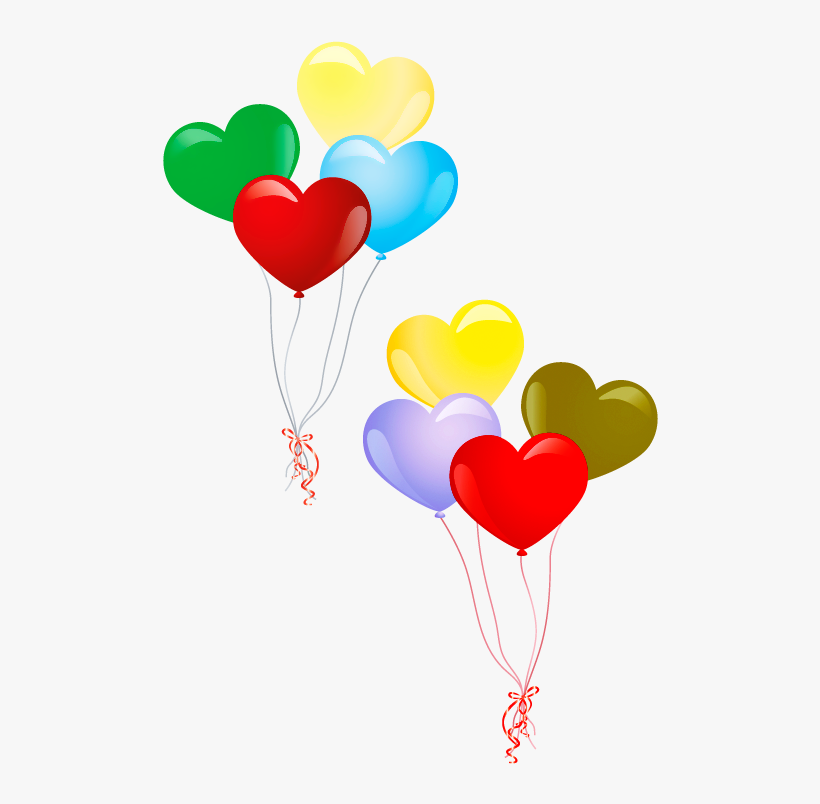 Ballons Png Tube Heart Balloons Transparent Png 562x767 Free Download On Nicepng