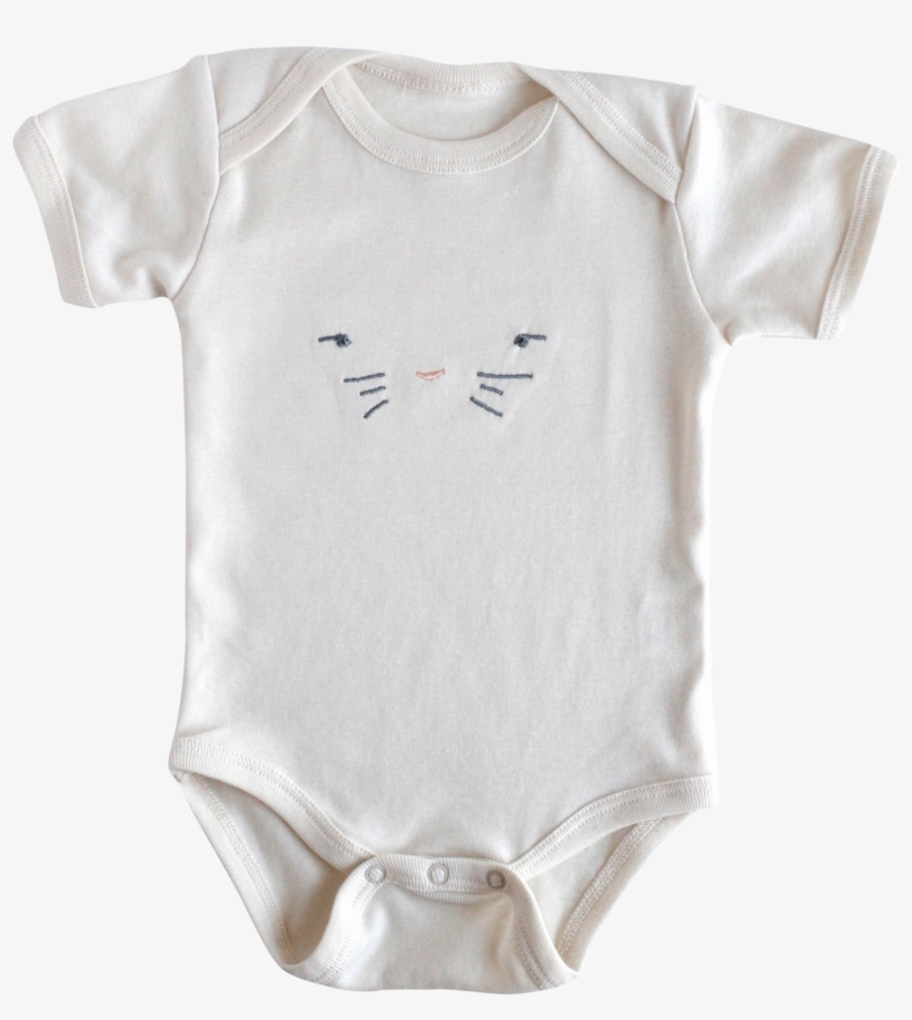 Cat Hat, Bodysuit And Teether Gift Set - Elliefunday Cat Bodysuit, transparent png download