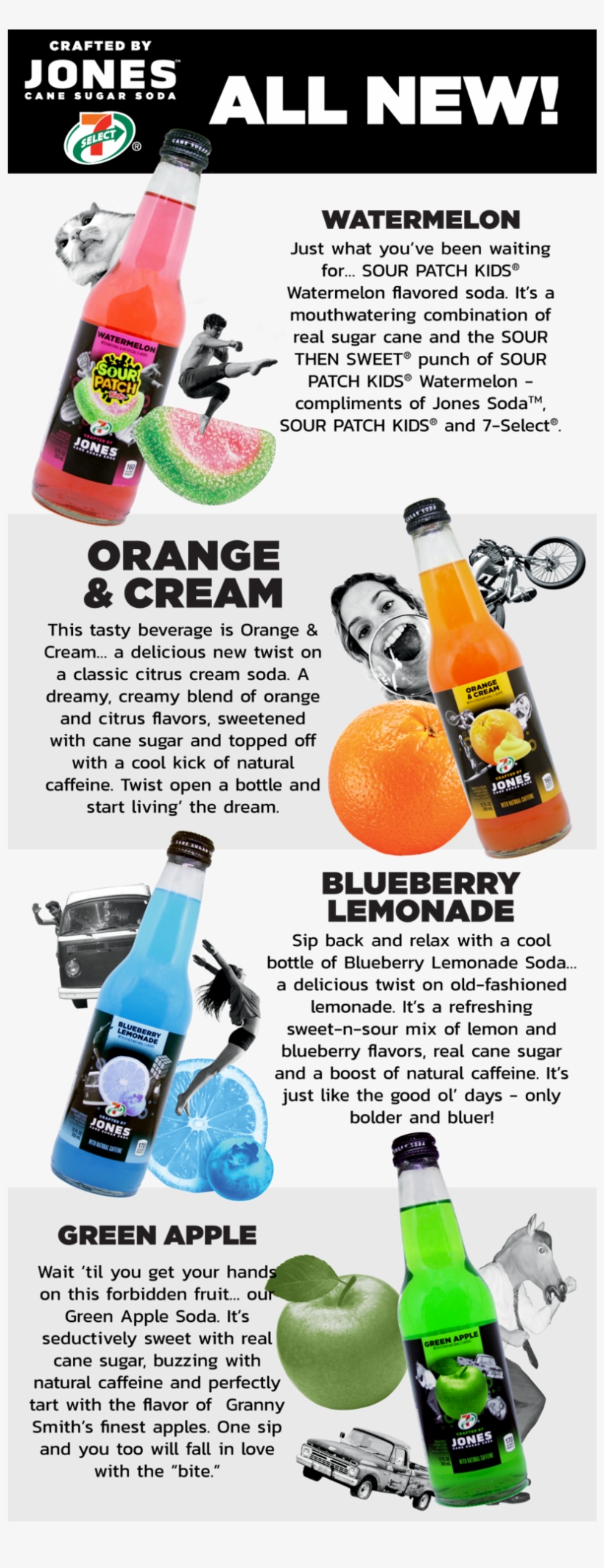 Tweet Us , 'gram Us , Or Send Us An Email - Jones Soda Sour Patch, transparent png download