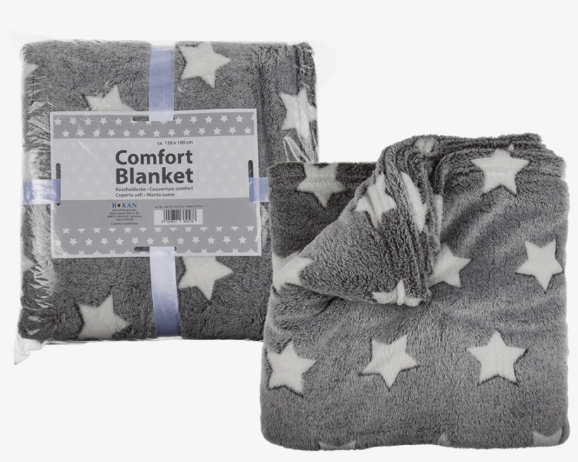 Grey And White Star Blanket, transparent png download