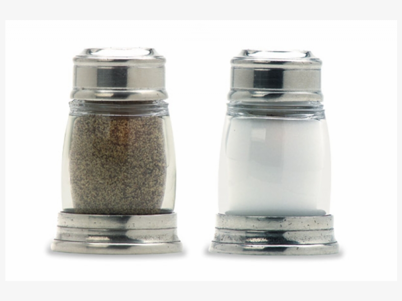 Pewter Salt Pepper Shaker Set - Match Pewter Salt And Pepper Shakers, transparent png download