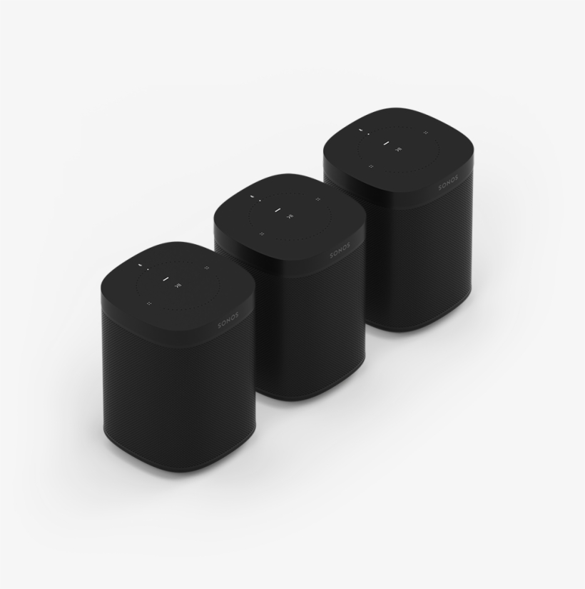 Three Room Set With Sonos One - Plastic, transparent png download