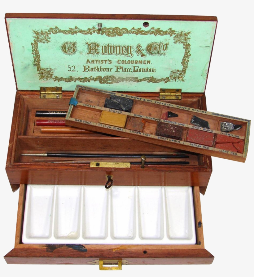 Rare Antique English G - Watercolor Painting, transparent png download