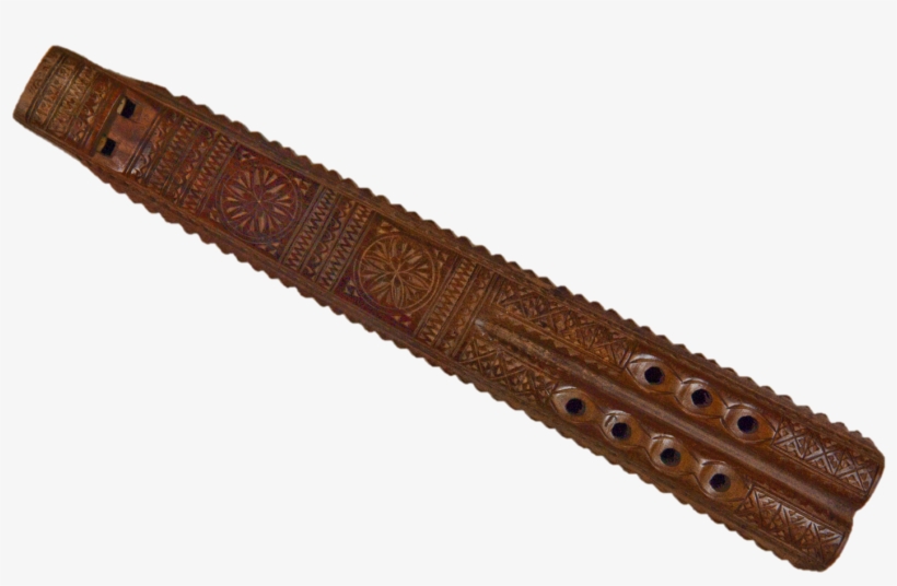 Wooden Flute 2 - Flute, transparent png download