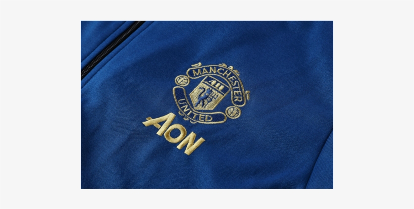 18-19 Manchester United N98 Jacket Navy - Label, transparent png download