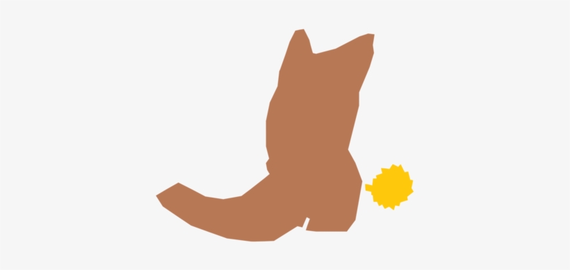 Shoe Cowboy Boot Cowboy Hat - Cowboy Boot Silhouette Png, transparent png download