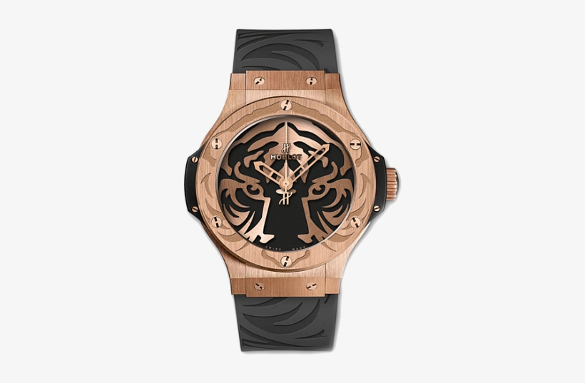 Hublot Big Bang 44 Mm Black Jaguar White Tiger Foundation - Big Bang Jaguar Tiger, transparent png download