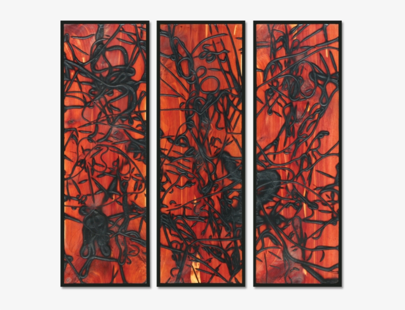 Burnt Panel Triptych No - Triptych, transparent png download