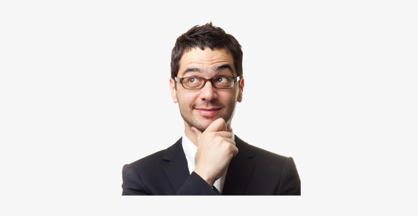 Thinking Man Png - Man Think Png, transparent png download