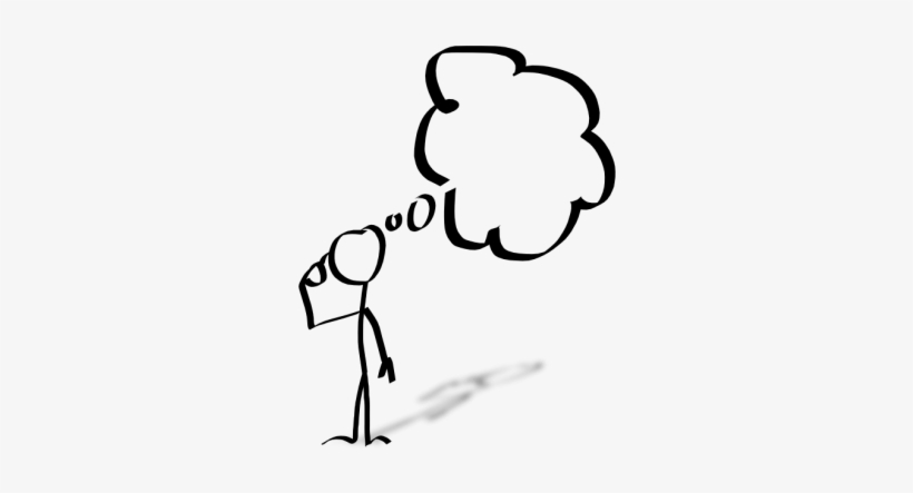 Svg Download Cilpart Stylist Inspiration Stock Illustration - Person With Thought Bubble Png, transparent png download