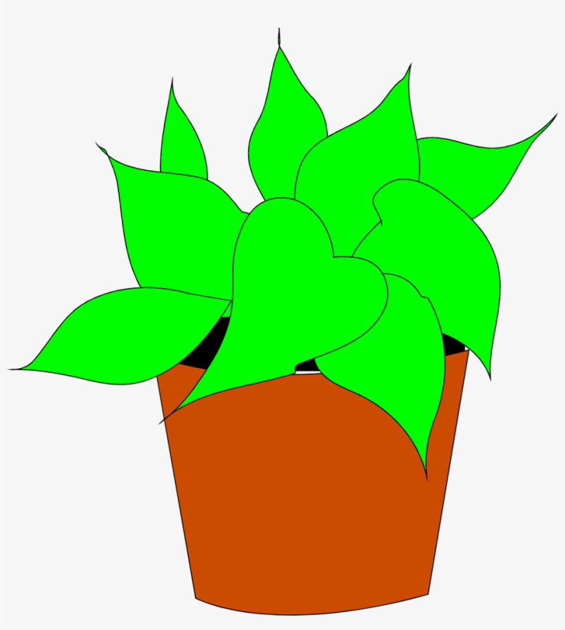 Potted Plant Clip Art Wallpapers Gallery - Clip Art, transparent png download