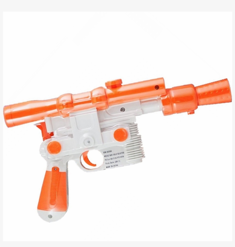 Star Wars Han Solo Blaster Pistol Prop (orange), transparent png download