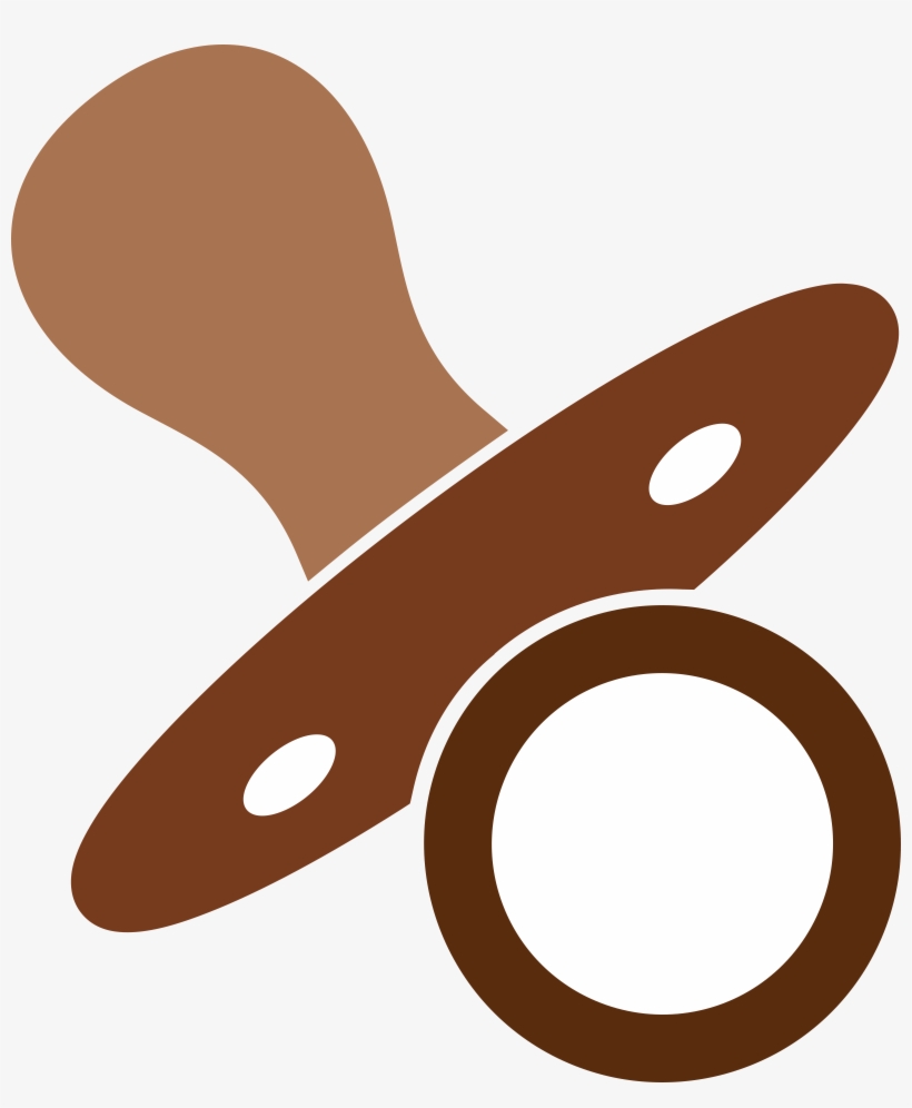 This Free Icons Png Design Of Pacifier Brown, transparent png download