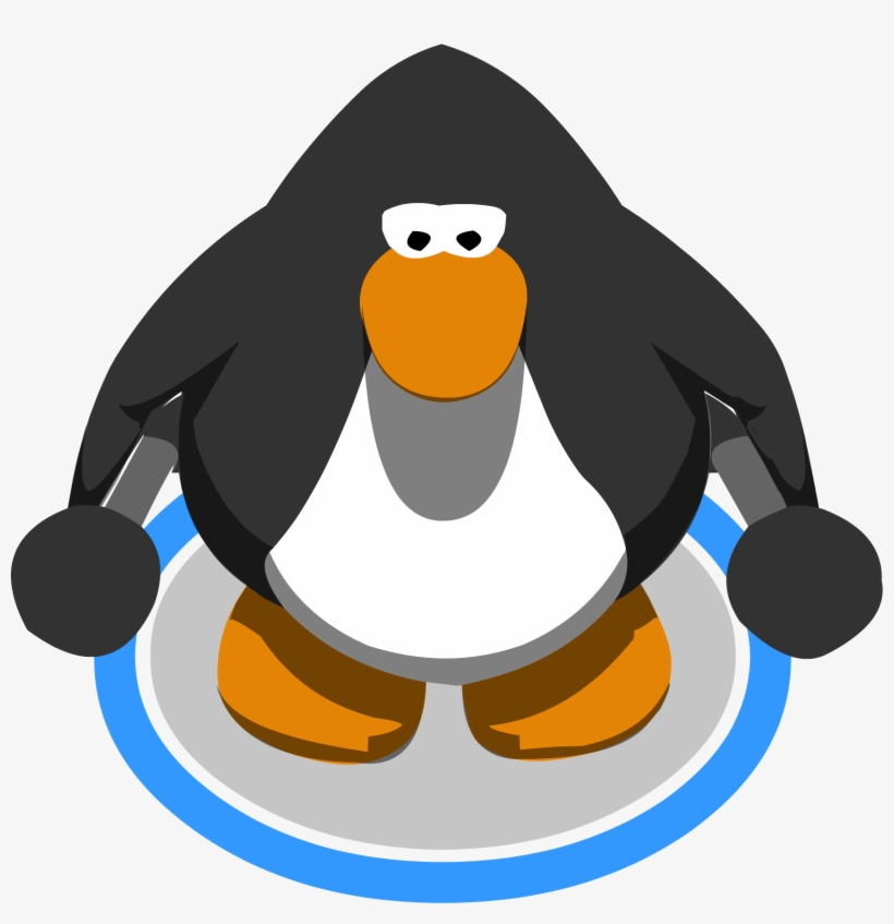 Dumbbells In-game - Club Penguin Graduation Cap, transparent png download