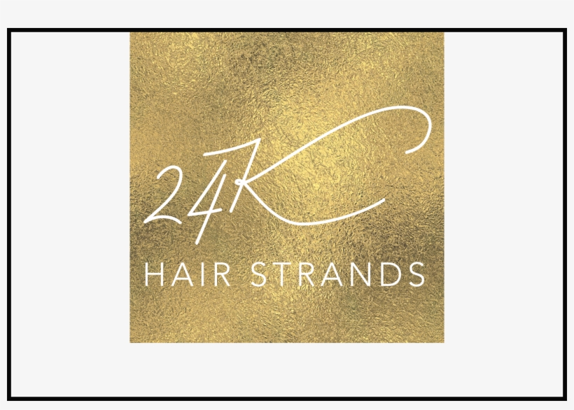 24k Hair Strands - Calligraphy, transparent png download