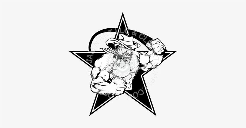 Cowboy Clip Art Football, transparent png download