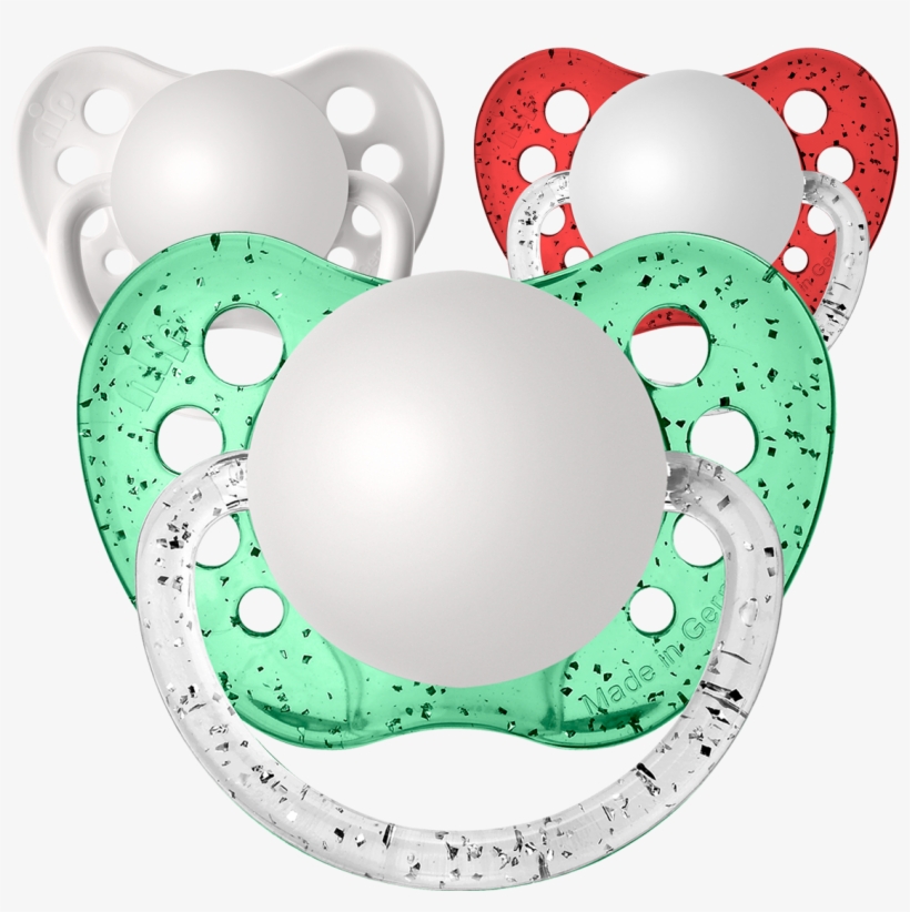 Christmas Personalized Pacifiers 3 Pack - Purple Pacifiers, transparent png download