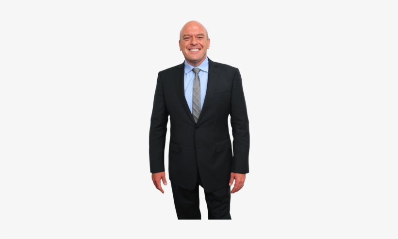 Dean Norris On The Breaking Bad Premiere, Hank's Machismo, - Black Grey Check Suit, transparent png download