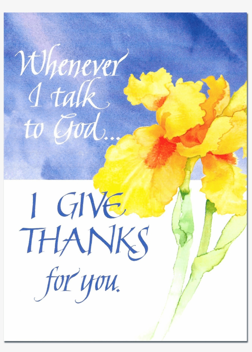 I Give Thanks - Iris, transparent png download