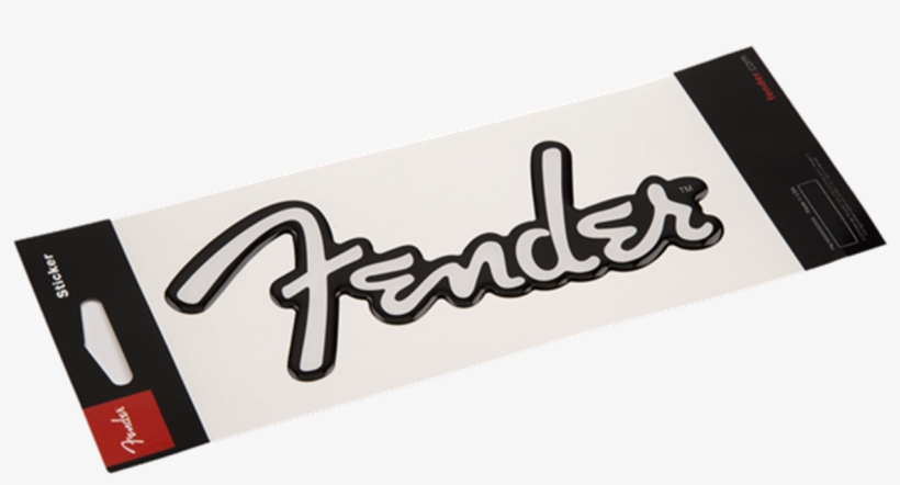 Fender Logo 3d Sticker, transparent png download