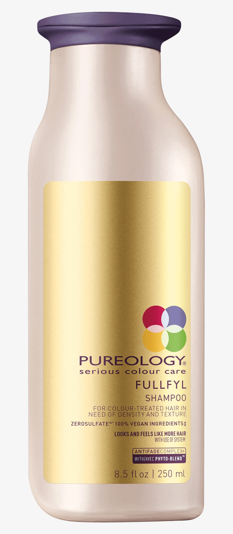 Fullfyl Thickening Hair Shampoo - Pureology Fullfyl Shampoo 250ml, transparent png download