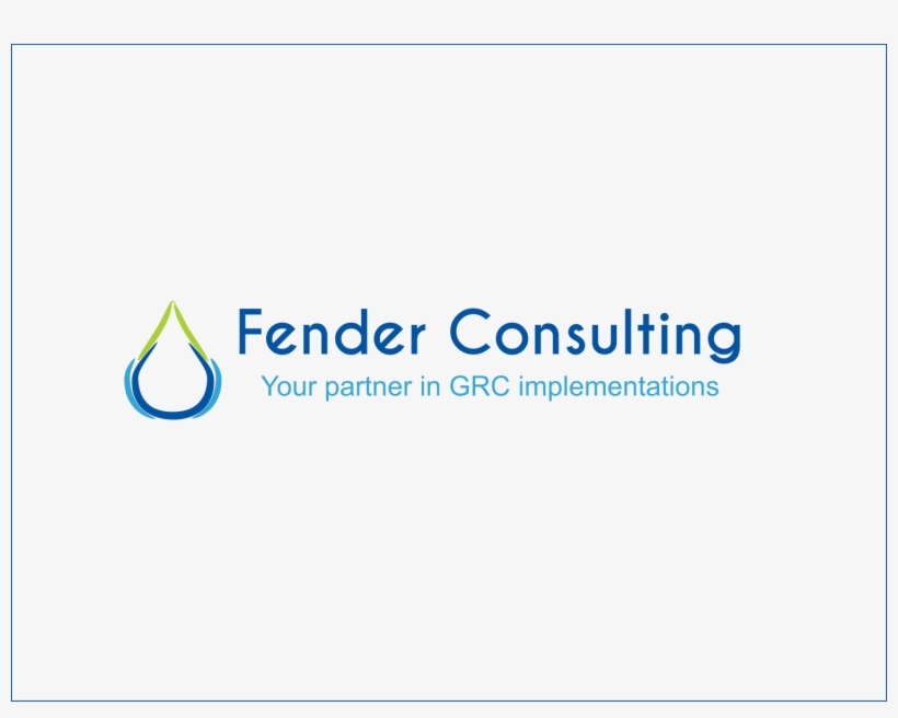 Logo Design By Terabite For Fender Consulting - Round Modern Font Clean, transparent png download