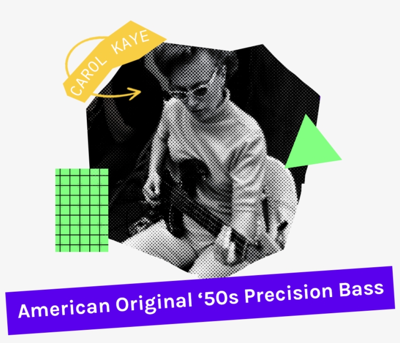 Originally A Bebop Jazz Guitarist, Carol Kaye Found - Carol Kaye Bass, transparent png download