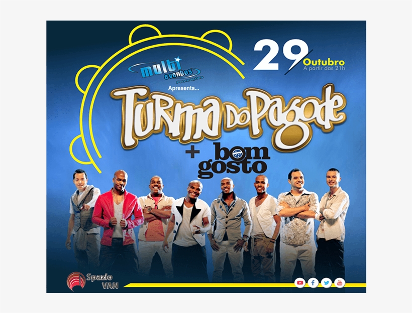 Turmadopagode - Pid Turma Do Pagode - Mania Do Brasil [dvd], transparent png download