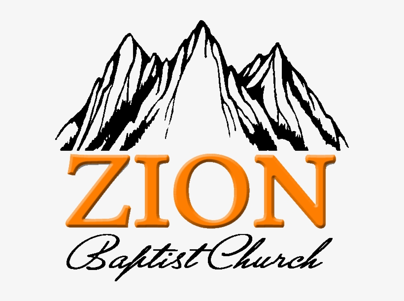 Zion Baptist Church - Mountain Clip Art Black And White, transparent png download