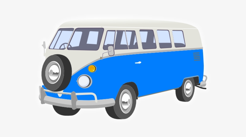 Vector Royalty Free Download Blue Camper Clip Art At - Camper Van Clip Art, transparent png download