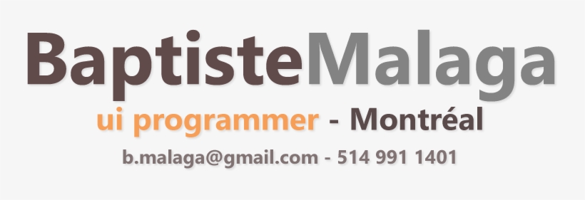 Baptiste Malaga - Game Programmer - - Graphic Design, transparent png download