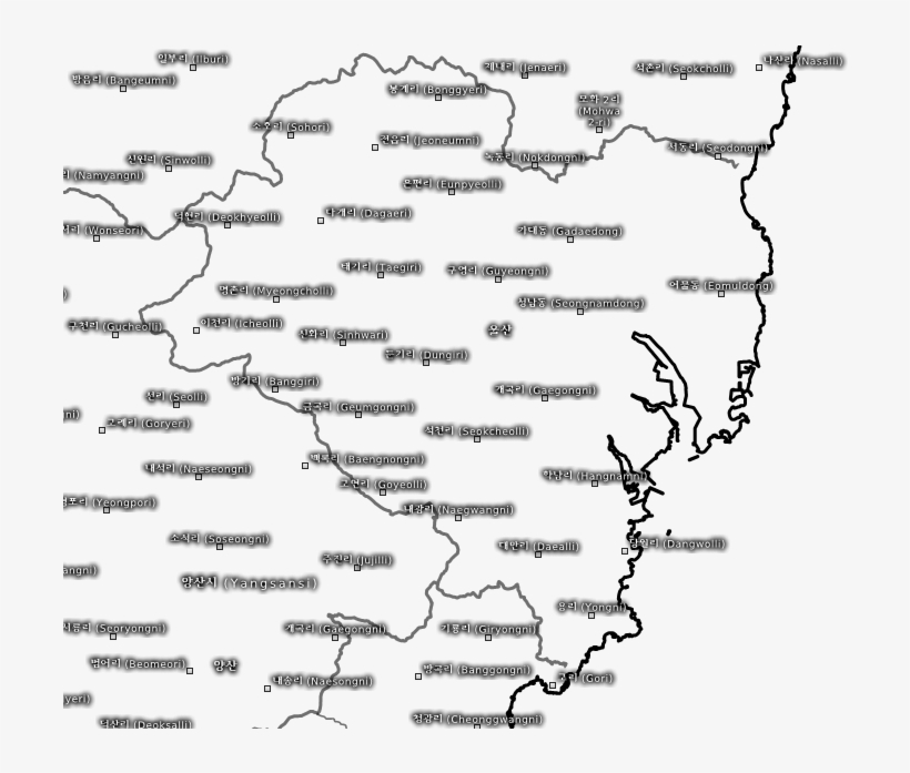 Model Charts For Ulsan - Map, transparent png download