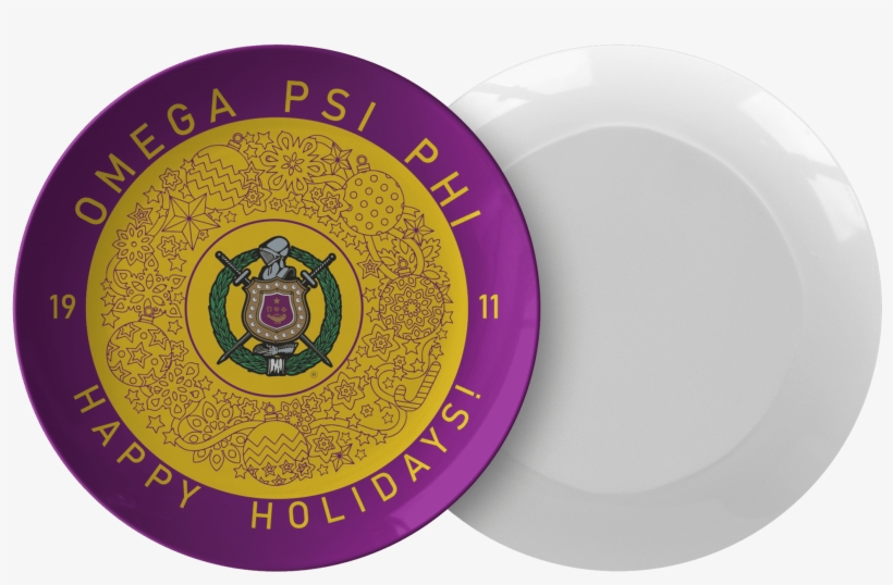 Omega Psi Phi Christmas Plate - Christmas Day, transparent png download