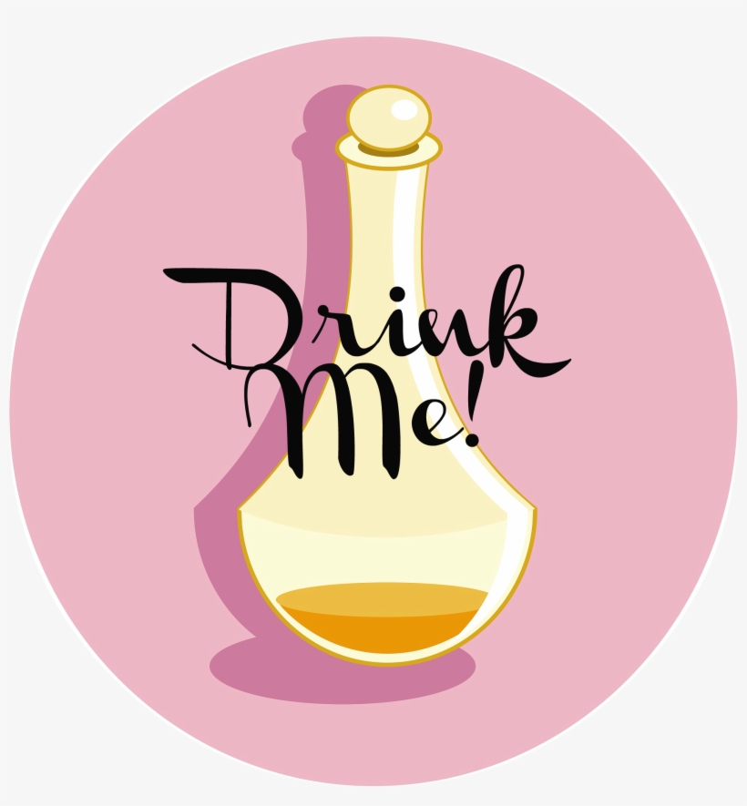 Be Enticing - Always Drink With Happy Thoughts Engraved 300ml Rock, transparent png download