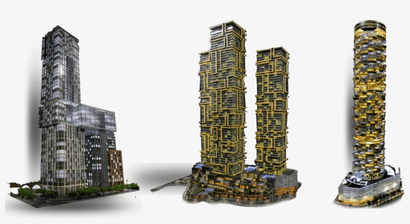 How To Choose The Scale Of Architectural Models - Tower Block, transparent png download