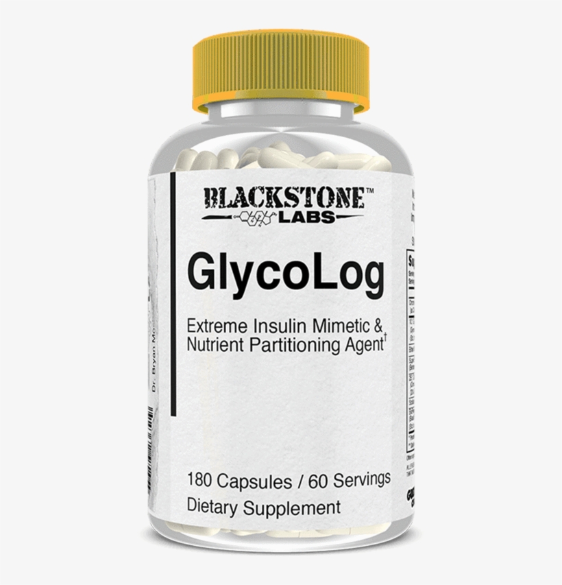 Blackstone Labs Glycolog Nutrient Partitioning Agent - Blackstone Labs Glycolog, 180 Capsules, transparent png download