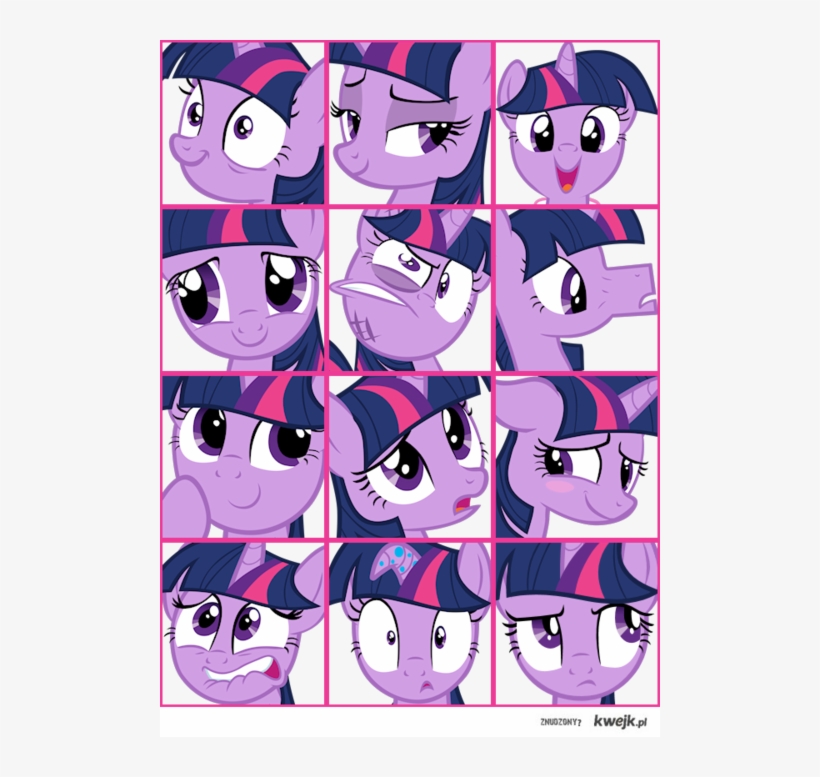 My Little Pony, Twilight Sparkle, And Frinds Is Magic - Twilight Sparkle Faces, transparent png download