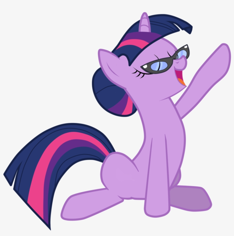 159 Kb Png - Twilight Sparkle Wearing Glasses, transparent png download