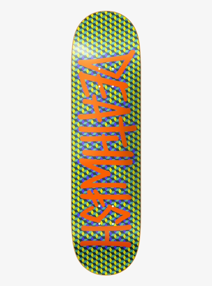 Deathspray Qbert - Deathwish Skateboards Deathspray Qbert Green / Orange, transparent png download
