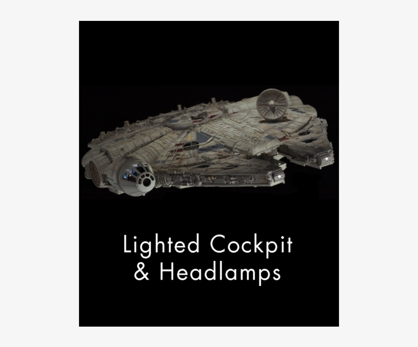 Efx Collectibles 1/100 Star Wars The Empire Strikes - Star Wars - Millennium Falcon Die Cast Replica, transparent png download
