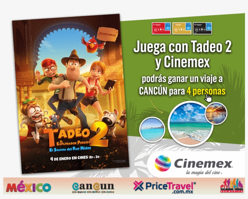 Tadeo Jones 2: El Secreto Del Rey Midas - Cd, transparent png download