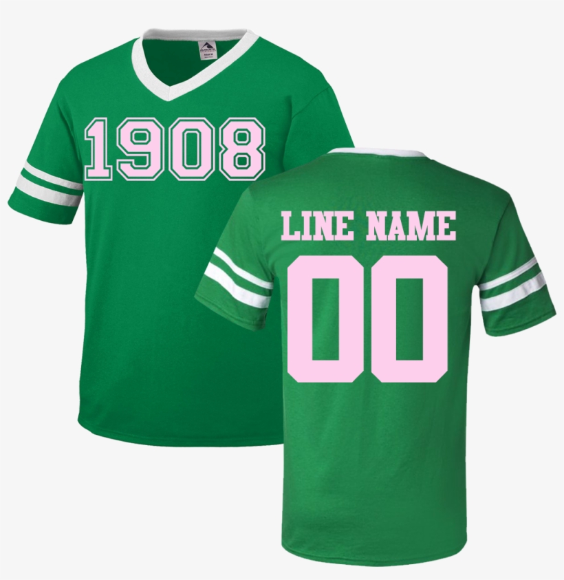 Alpha Kappa Alpha Custom Crossing Jersey - Augusta Sportswear Sleeve Stripe Jersey, 2xl, Orange/white, transparent png download