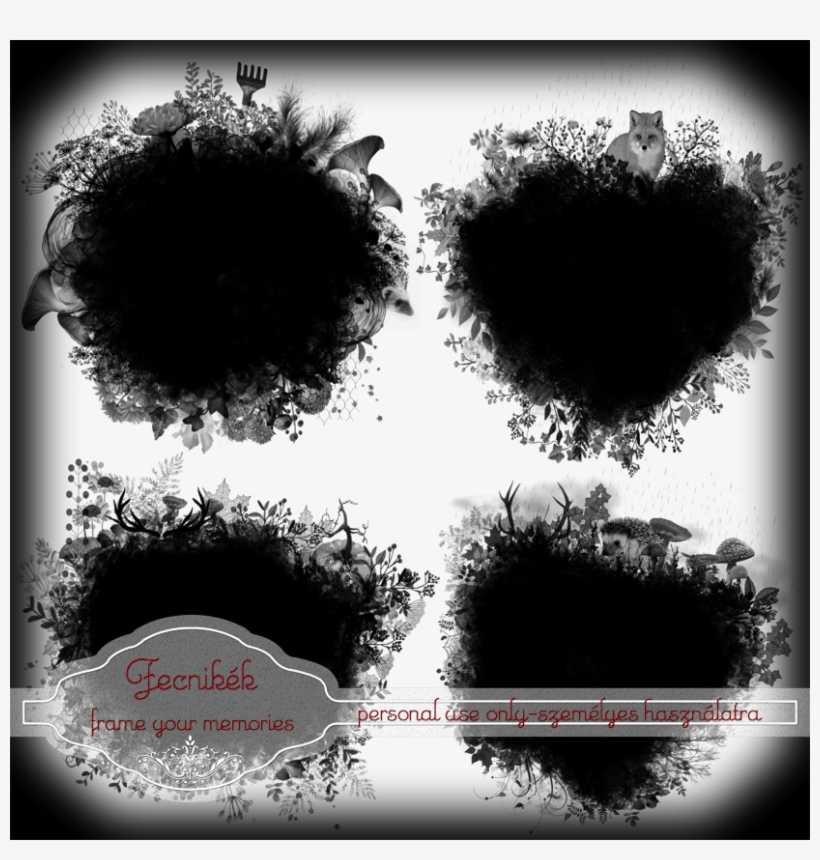 ~~ 4 Fall/autumn Mask Digital Scrapbooking Freebies, - Digital Scrapbooking, transparent png download