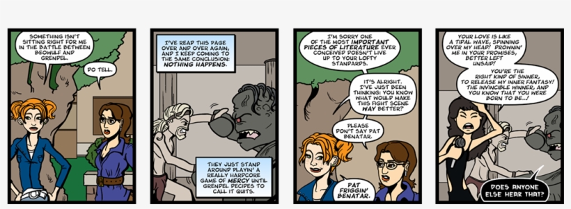 2010 04 09 - Beowulf And Grendel Conversation, transparent png download