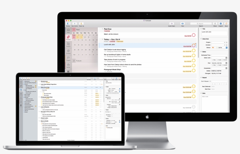 3 For Mac On Macbook Pro And A Thunderbolt Display - Apple Thunderbolt Display, transparent png download