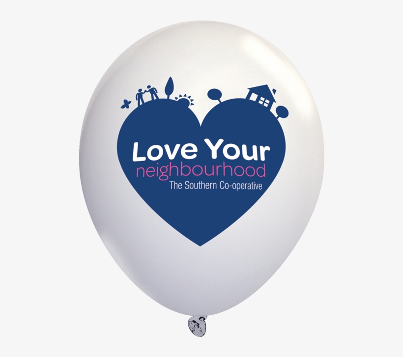Love Your Neighbourhood Baloons - Balloon, transparent png download