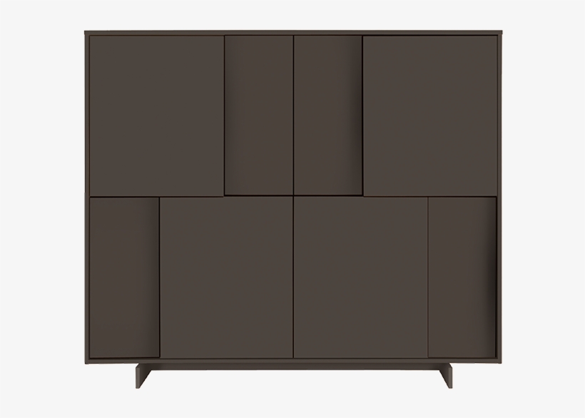 Wood Sideboard With Hanging - Furniture, transparent png download