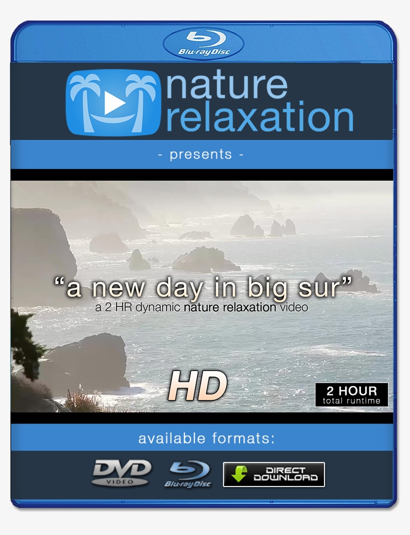 "a New Day In Big Sur " Hd Nature Relaxation Video - Blu-ray Disc, transparent png download